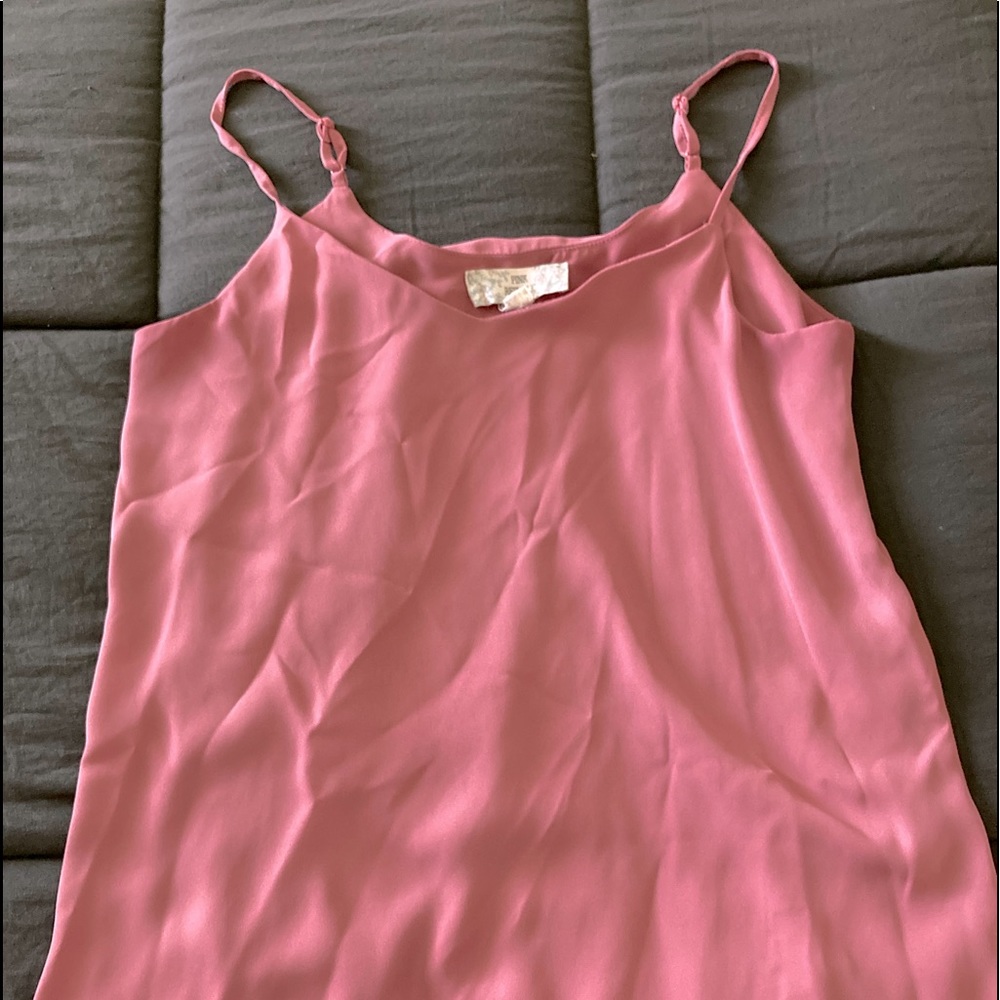 Blush pink spaghetti strap tank!